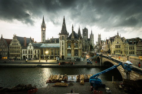 Storm in Gent