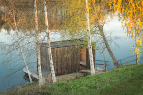 Cabin life in Åmot, Ockelbo, Sweden
